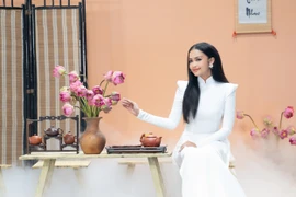 Hoa hậu Ngọc Châu đảm nhận vị trí dẫn đắt hành trình thực tế “Tôi là Hoa hậu Hoàn vũ Việt Nam.” (Ảnh: BTC)