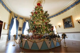Nhà Trắng năm nay được trang hoàng cùng 98 cây thông Noel. (Nguồn: Getty Images)