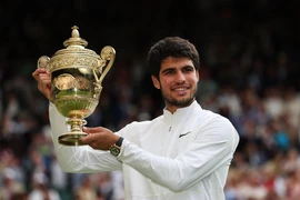Alcaraz lần đầu vô địch Wimbledon. (Nguồn: AFP)