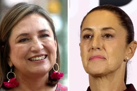 Hai ứng cử viên Xochitl Galvez (trái) và Claudia Sheinbaum. (Nguồn: Getty Images/Reuters) 