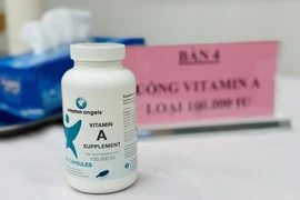 Chiến dịch bổ sung vitamin A đợt 2 cho trẻ nhỏ được Hà Nội triển khai đồng loạt trong 2 ngày. (Ảnh: T.G/Vietnam+)