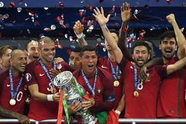 Bồ Đào Nha lần đầu lên ngôi EURO. (Nguồn: AFP)