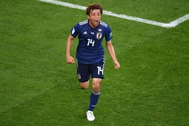 Takashi Inui giúp Nhật Bản tạo thế cân bằng trước Senegal. (Nguồn: Getty Images)