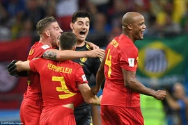 Hình ảnh đáng nhớ trong ngày đội tuyển Bỉ tiễn Brazil về nước