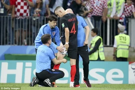 Perisic chấn thương sau trận gặp tuyển Anh. (Nguồn: Getty Images)