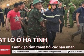 Hiện trường vụ sạt lở kinh hoàng tại Hà Tĩnh, vùi lấp lán công nhân