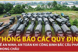 Bản tin 60s: Thông báo quy định về an ninh, an toàn khi bắc cầu phao Phong Châu