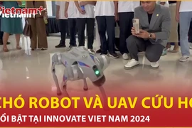 Trải nghiệm chó robot và UAV cứu hộ, cứu nạn tại Innovate Viet Nam 2024