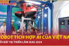 Robot tích hợp AI của Việt Nam nổi bật tại Triển lãm IEAE 2024