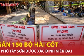 Bản tin 60s: Xác định niên đại của gần 150 bộ hài cốt ở phố Tây Sơn