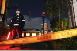 Nhà hàng McDonald's, nơi hai học sinh bị đâm. (Nguồn: Kyodo)