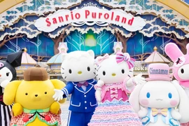 Các nhân vật nổi tiếng tại công viên chủ đề Sanrio Puroland. (Nguồn: Sanrio Puroland)