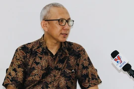 Ông Beni Sukadis, chuyên gia, điều phối viên của Viện Nghiên cứu Quốc phòng và Chiến lược Indonesia. (Ảnh: Văn Phong/Vietnam+)