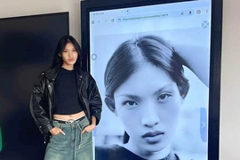 Sang Paris đầu quân vào Supreme Model Management mới tròn 2 tuần nhưng Huỳnh Tú Anh đã liên tục có cơ hội làm việc với các thương hiệu thời trang lớn. (Ảnh: CTV/Vietnam+)