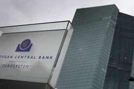 Trụ sở Ngân hàng Trung ương châu Âu tại Frankfurt am Main, miền Tây Đức. (Ảnh: AFP/TTXVN)