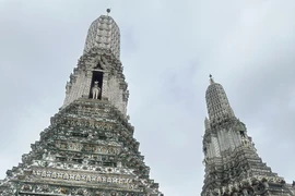 Wat Arun là ngôi chùa cổ kính thuộc hàng bậc nhất của thủ đô Bangkok. (Nguồn: Vietnam+)