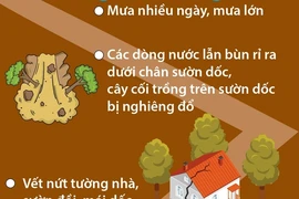 Những dấu hiệu nhận biết nguy cơ sạt lở đất.