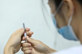 Chuẩn bị tiêm vaccine phòng cúm. (Ảnh: Minh Quyết/TTXVN)