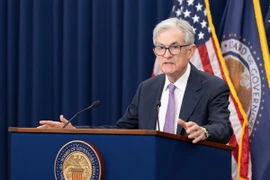 Chủ tịch Cục Dự trữ Liên bang Mỹ (Fed) Jerome Powell. (Ảnh: THX/TTXVN)