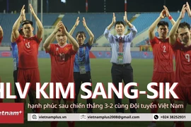 HLV Kim Sang-sik nói gì sau chiến thắng ra mắt cùng Đội tuyển Việt Nam? 