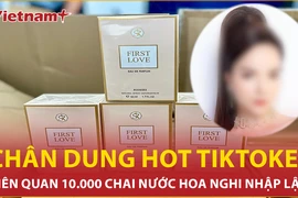 Chân dung hot Tiktoker liên quan 10.000 chai nước hoa nghi nhập lậu 