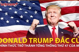 Ông Donald Trump tái xuất Nhà Trắng, chính thức đắc cử Tổng thống thứ 47 của Mỹ