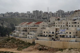 Toàn cảnh một khu định cư của Israel ở Đông Jerusalem. (Nguồn: AFP/ TTXVN)
