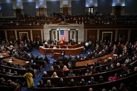  Toàn cảnh một phiên họp Hạ viện Mỹ ở Washington, DC. (Ảnh: AFP/TTXVN)