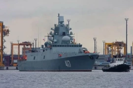 Khinh hạm Đô đốc Gorshkov của Nga. (Ảnh: Bộ Quốc phòng Nga)