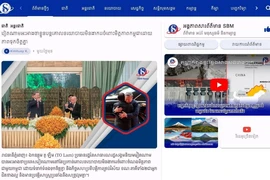 Trang tin SBM News ngày 13/7 đăng bài viết với tiêu đề “Việt Nam tái khẳng định chính sách hữu nghị kiên định với Campuchia”. (Ảnh chụp màn hình)