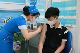 Nhiều người dân tại Đồng Nai chủ động tiêm vaccine có thành phần phòng bệnh bạch hầu tại các cơ sở tiêm chủng. (Ảnh: Lê Xuân/TTXVN)