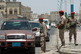 Binh sỹ Yemen tại thủ đô Sanaa. (Ảnh: AFP/TTXVN)