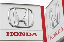 Biểu tượng của Hãng sản xuất ôtô Honda. (Ảnh: Kyodo/TTXVN) 