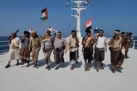 Một số thành viên lực lượng Houthi. (Ảnh: Houthi)