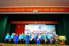 Ủy ban Hội Liên hiệp Thanh niên Việt Nam xã Dương Xá khóa 7, nhiệm kỳ 2024-2029 ra mắt. (Ảnh minh họa: Minh Anh/TTXVN)