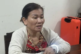 Đối tượng Nguyễn Thị Mai bị tạm giữ hình sự. (Ảnh: TTXVN phát)