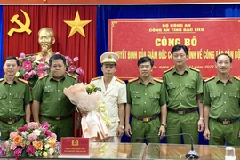 Tháng 11/2022, Thượng tá Hoàng Ngọc Đạo được luân chuyển, bổ nhiệm từ Phó Trưởng Công an huyện Đông Hải làm Trưởng phòng Cảnh sát hình sự Công an tỉnh Bạc Liêu. (Ảnh: Trọng Nguyễn/TTXVN phát)