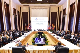Quang cảnh Hội nghị Bộ trưởng Ngoại giao ASEAN lần thứ 57 (AMM 57). (Ảnh: Xuân Tú/TTXVN)