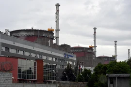 (Tư liệu) Nhà máy điện hạt nhân Zaporizhzhia tại Ukraine. (Ảnh: AFP/TTXVN)