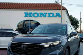 Tại một đại lý bán xe của Honda ở Burlingame, California (Mỹ) ngày 6/2/2024. (Ảnh: THX/TTXVN)