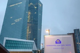 Trụ sở ECB tại Frankfurt am Main, Đức. (Ảnh: AFP/TTXVN)