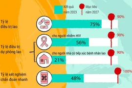 Kết quả thực hiện mục tiêu toàn cầu tiến tới thanh toán bệnh lao vào năm 2030 