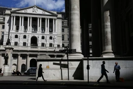 Trụ sở Ngân hàng Trung ương Anh tại Thủ đô London. (Ảnh: AFP/TTXVN)