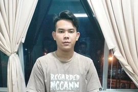 Đối tượng Nguyễn Văn Thọ bị bắt giữ tại cơ quan chức năng. (Ảnh: TTXVN phát)