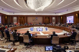 Các đại biểu tham dự Hội nghị thượng đỉnh G20 ở New Delhi (Ấn Độ) hồi tháng Chín năm ngoái. (Ảnh: AFP/TTXVN)