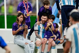 Lionel Messi đã góp công lớn giúp đội tuyển Argentina vô địch World Cup 2022 sau khi làm nên điều chưa từng có trong lịch sử. (Ảnh: Hải An/Vietnam+)