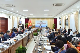 Bộ trưởng Ngoại giao Bùi Thanh Sơn chủ trì hội nghị triển khai công tác ngoại giao kinh tế năm 2024. (Nguồn: Báo Điện tử Đảng Cộng sản Việt Nam)
