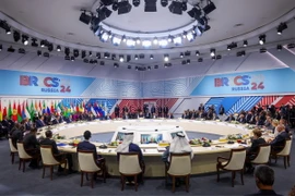 Toàn cảnh Hội nghị cấp cao Nhóm BRICS tại Kazan, Nga ngày 23/10/2024. (Ảnh: ANI/TTXVN)