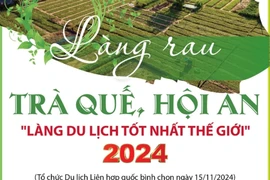 Làng rau Trà Quế, Hội An - "Làng du lịch tốt nhất thế giới" năm 2024