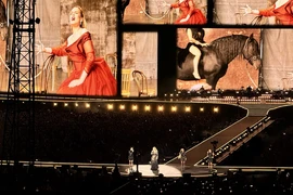 Live show "Adele in Munich" được tổ chức tại thành phố Munich (München) của Đức. (Ảnh: Thu Hằng/TTXVN)